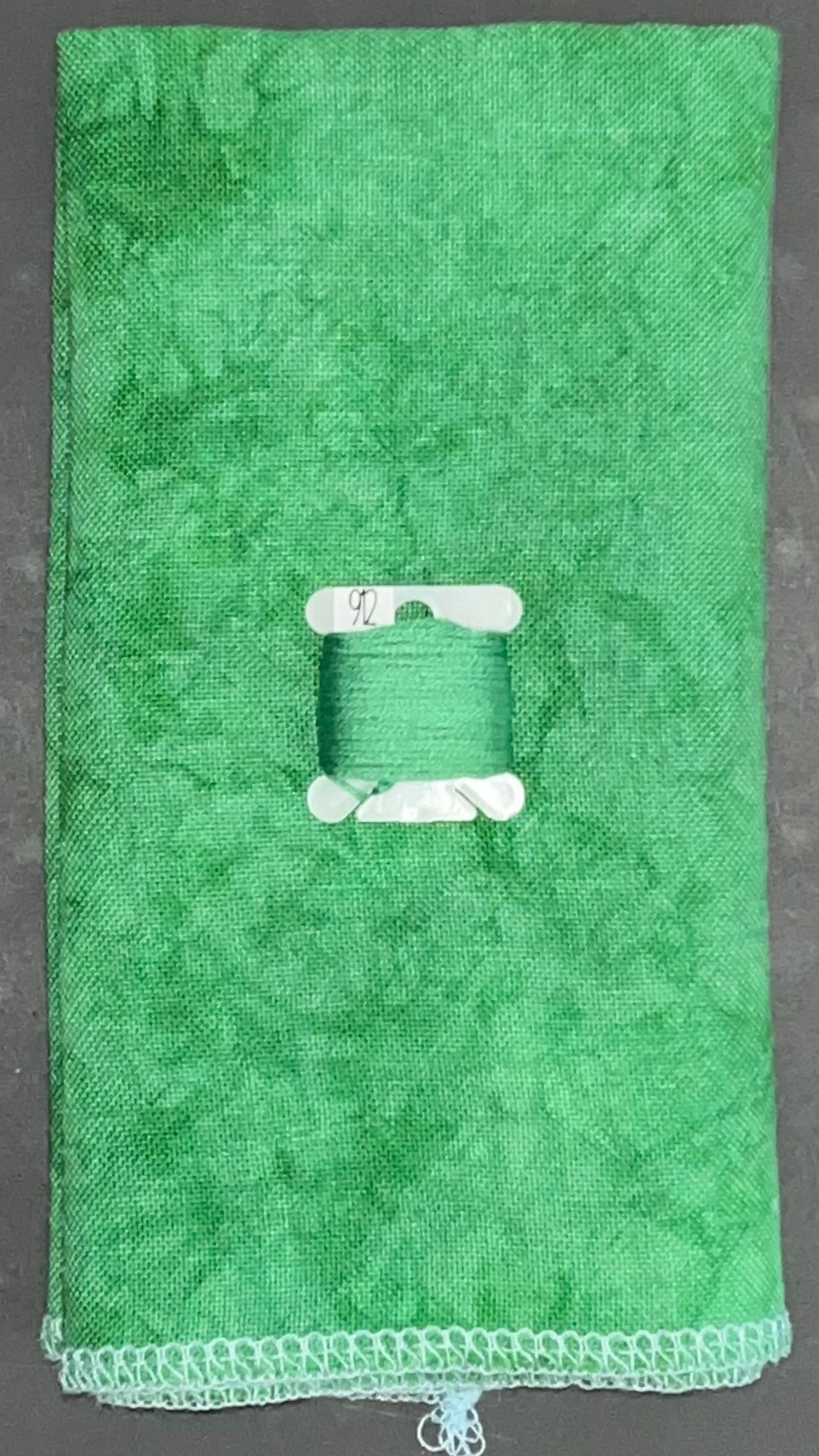 28ct linen - 18x27 - Spring Green - Medium