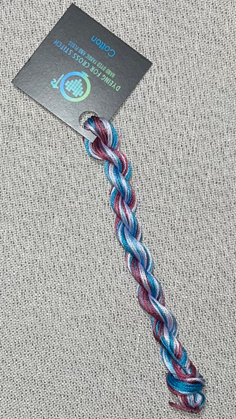 Cotton hand dyed floss - Alma