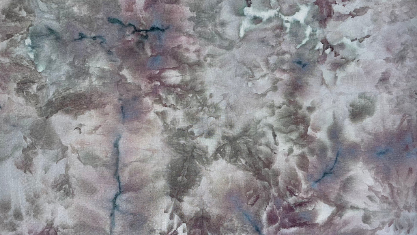 40ct linen - 18x27 - Ice Dyed SOLO