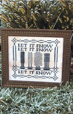 Let it Snow - Heartstring Samplery - Dyeing for Cross Stitch