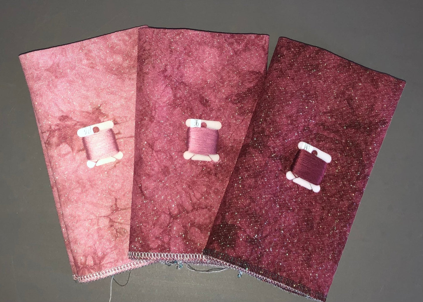 Linen - Cabernet - Dyeing for Cross Stitch