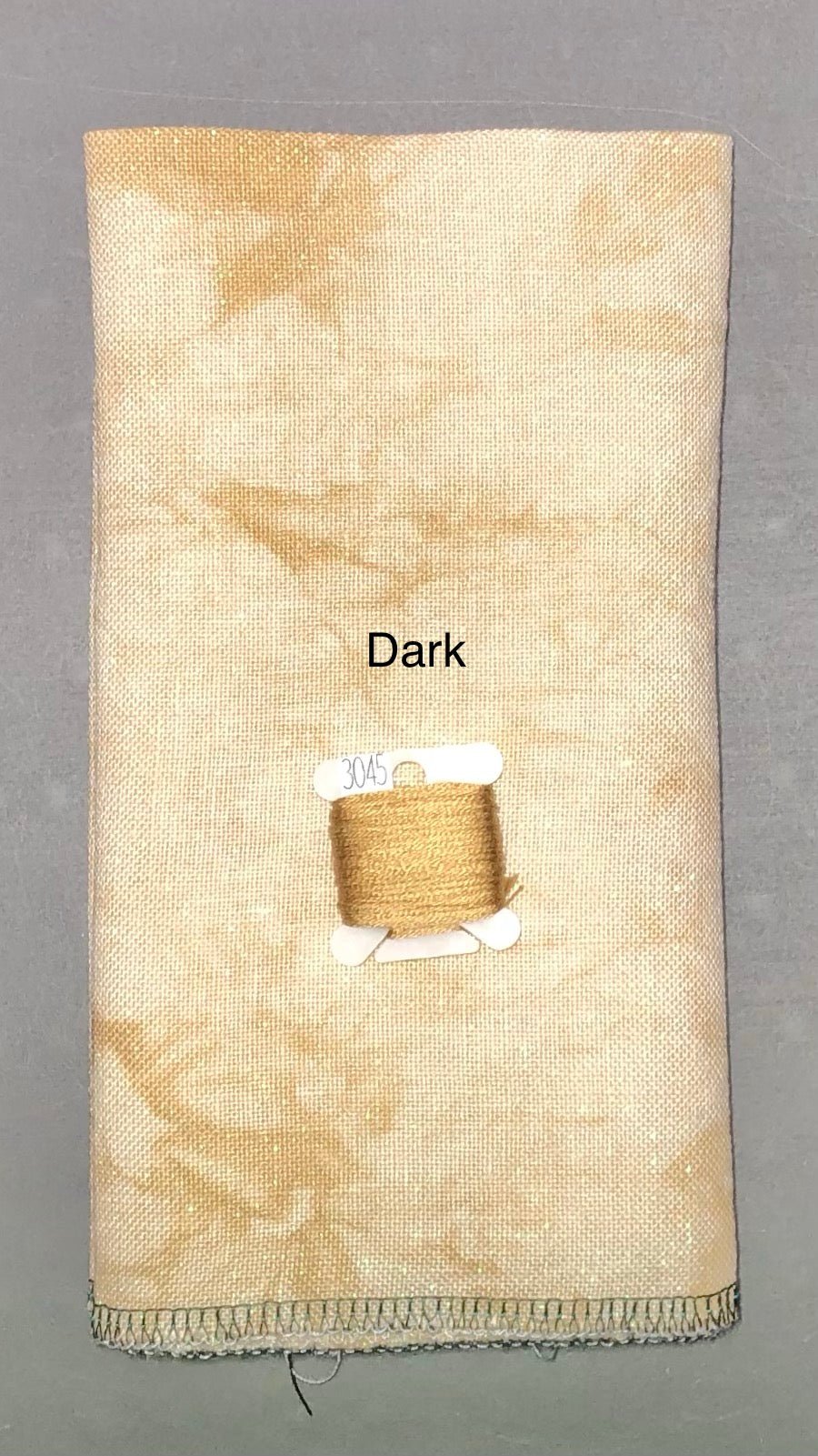 Linen - Parchment - Dyeing for Cross Stitch