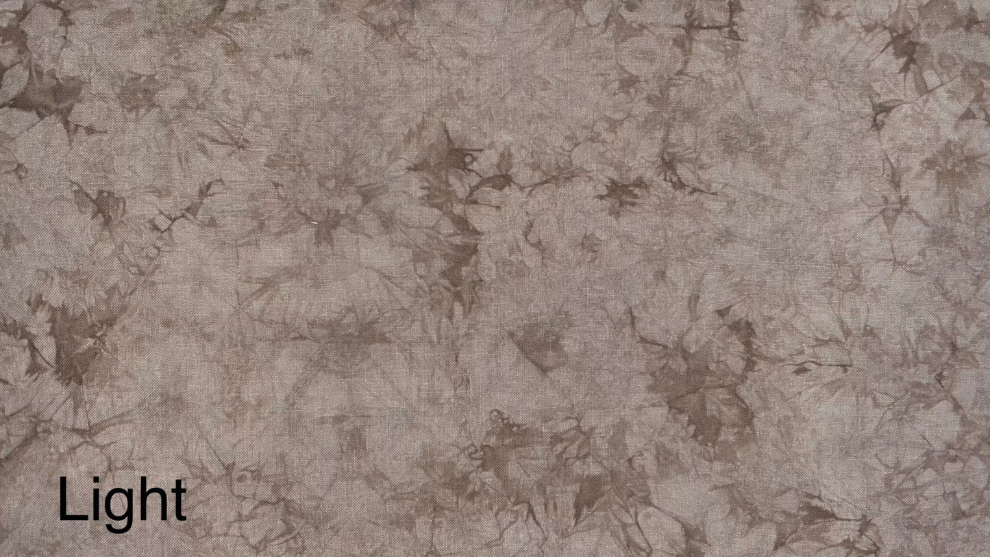 Linen - Wren - Dyeing for Cross Stitch