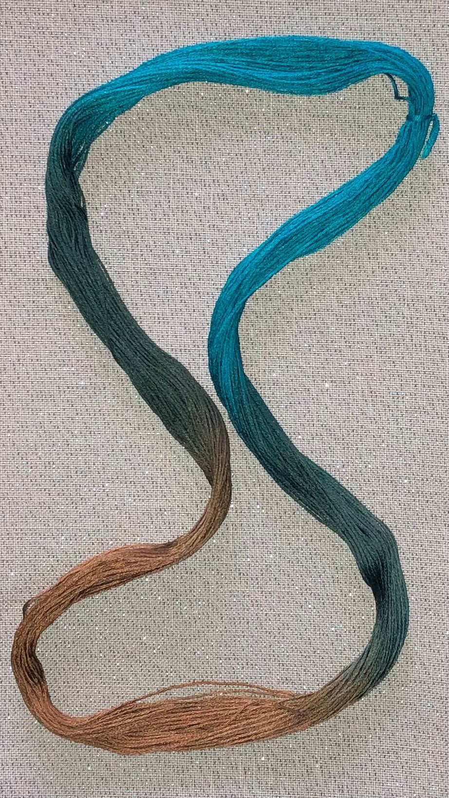 Silk hand dyed floss - Backroads - Dyeing for Cross Stitch