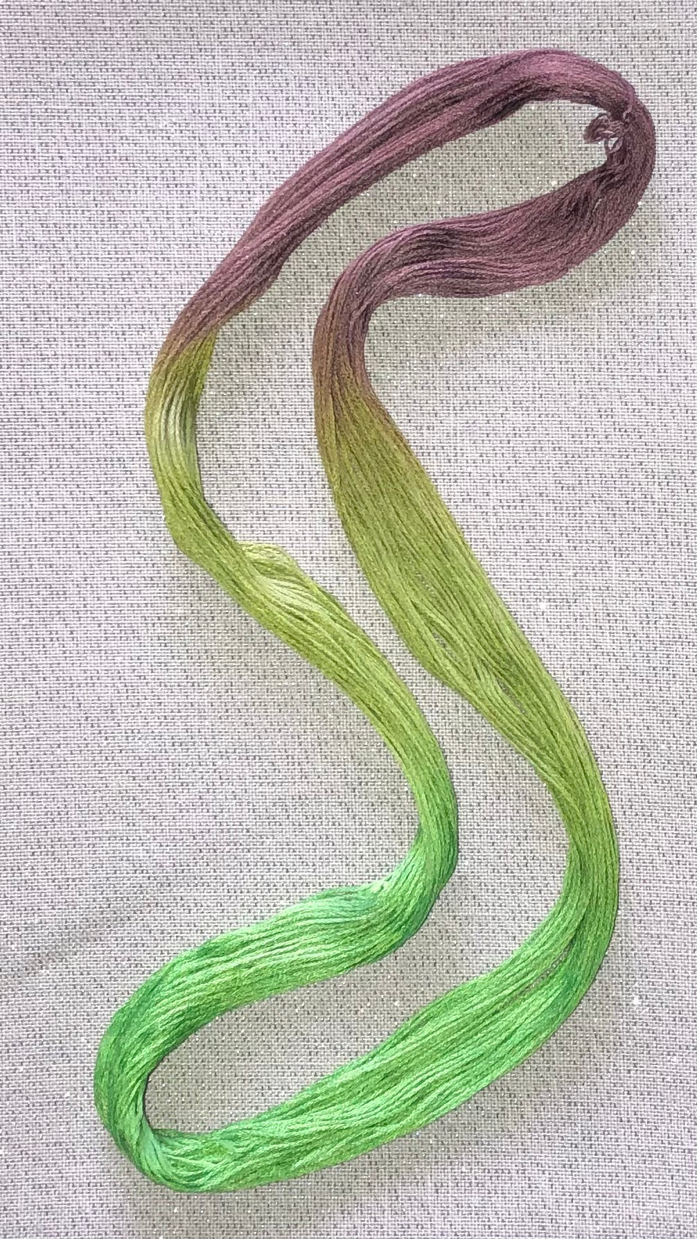 Silk hand dyed floss - Baumhaus - Dyeing for Cross Stitch