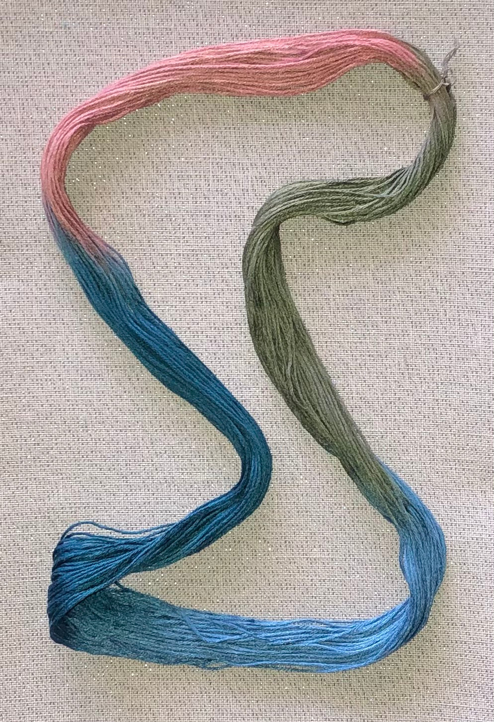 Silk hand dyed floss - Cityscape - Dyeing for Cross Stitch