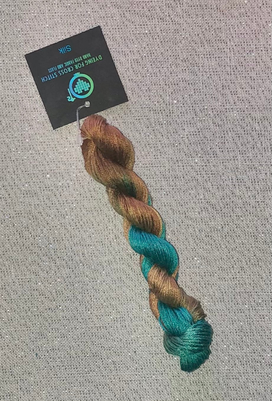 Silk hand dyed floss - Copper Penny - Dyeing for Cross Stitch