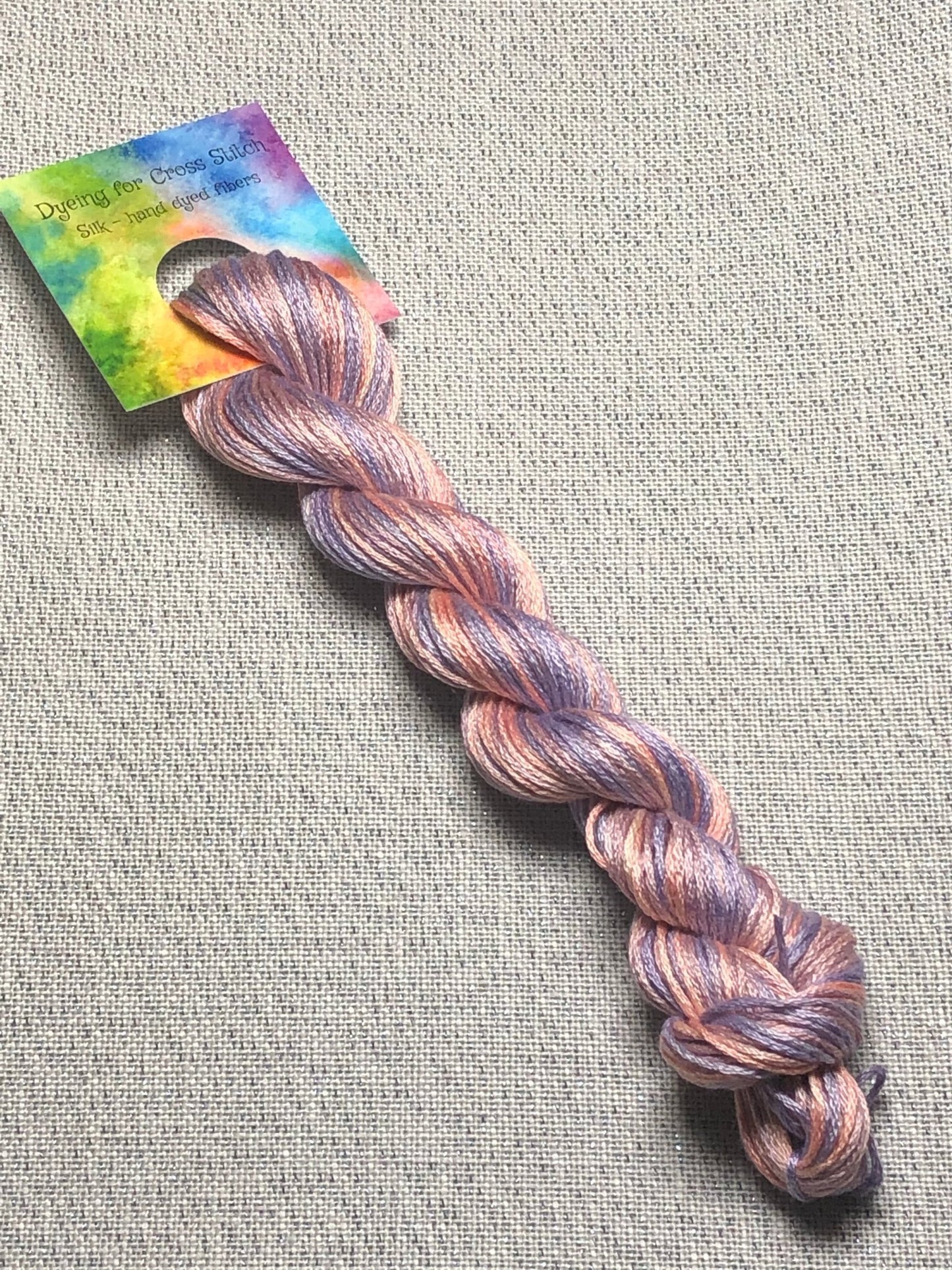 Silk hand dyed floss - Cotton Candy - Dyeing for Cross Stitch