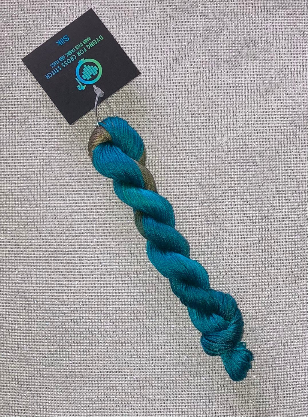 Silk hand dyed floss - Dark Earth - Dyeing for Cross Stitch