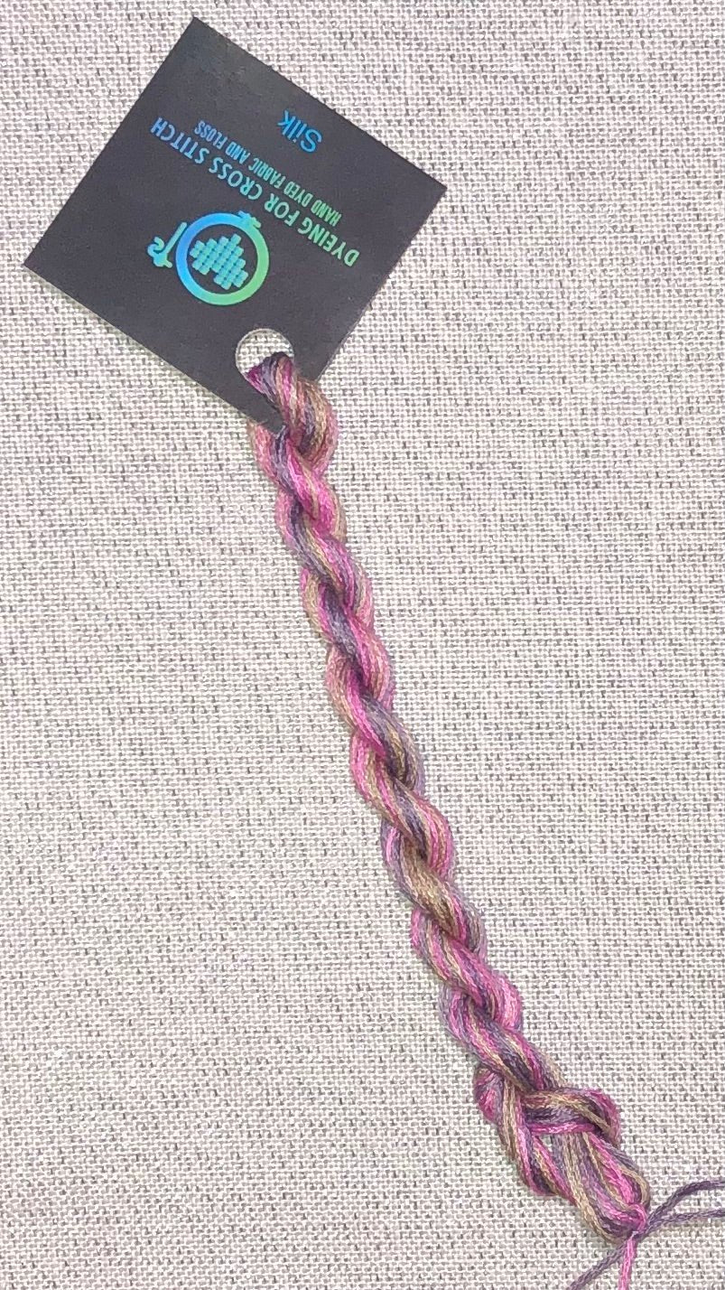 Silk hand dyed floss - Davenport - Dyeing for Cross Stitch