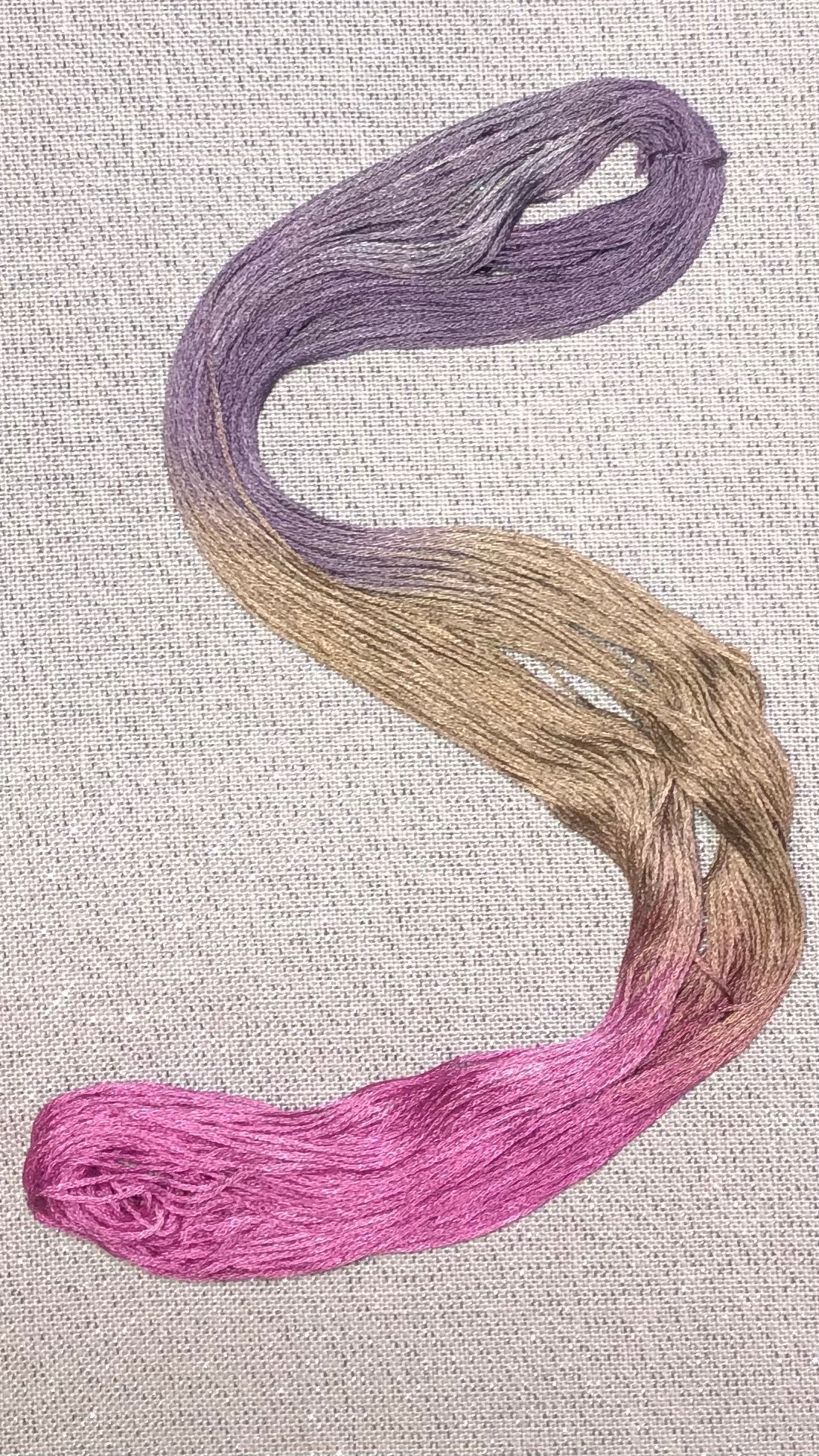 Silk hand dyed floss - Davenport - Dyeing for Cross Stitch