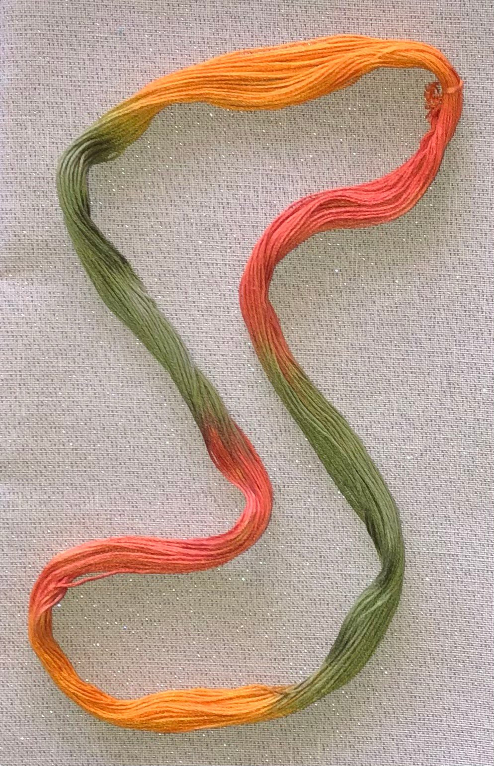 Silk hand dyed floss - Earthwalker - Dyeing for Cross Stitch