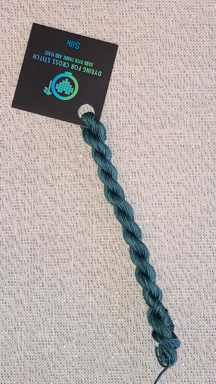 Silk hand dyed floss - Empress - Dyeing for Cross Stitch
