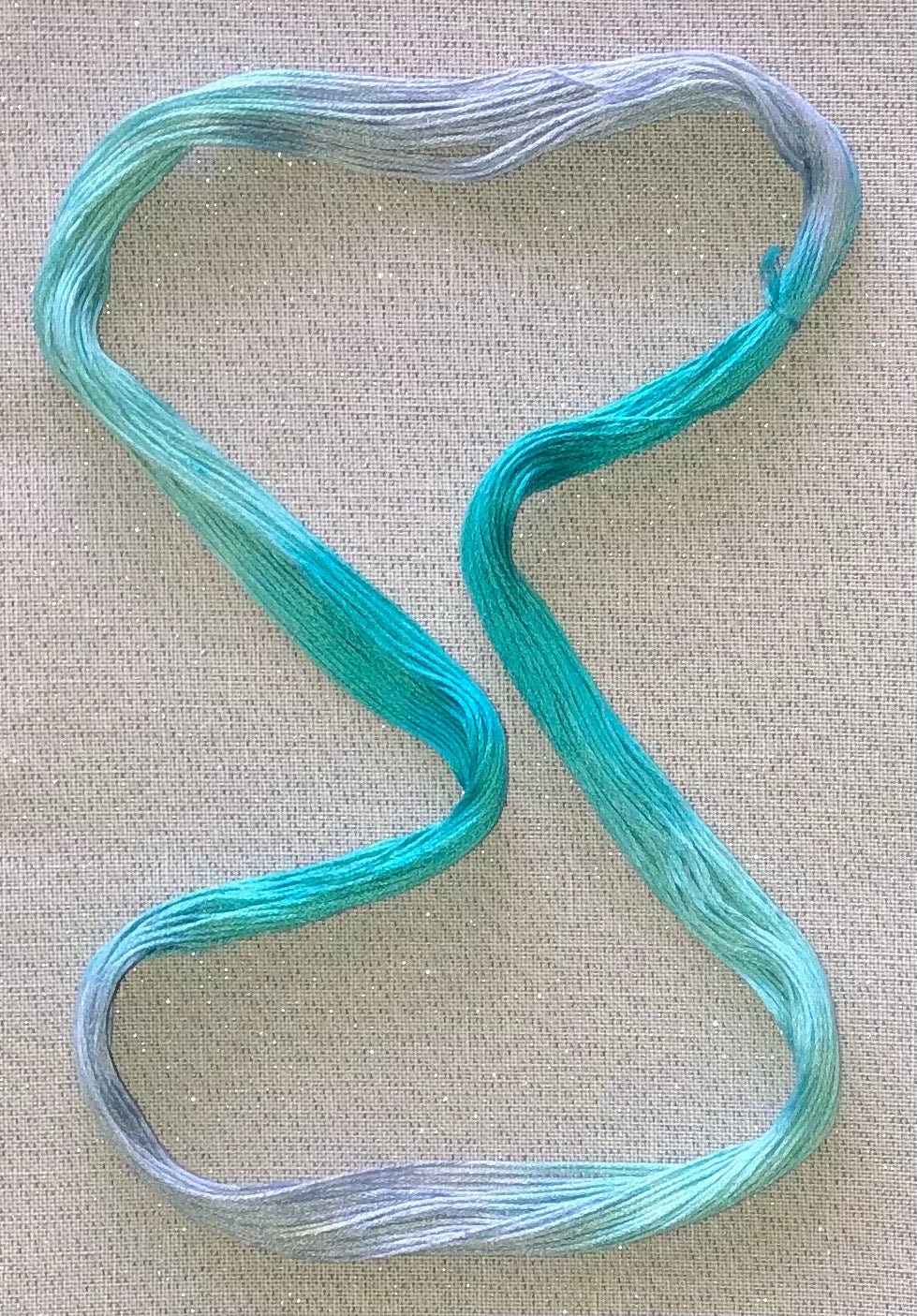 Silk hand dyed floss - Fairy - Dyeing for Cross Stitch