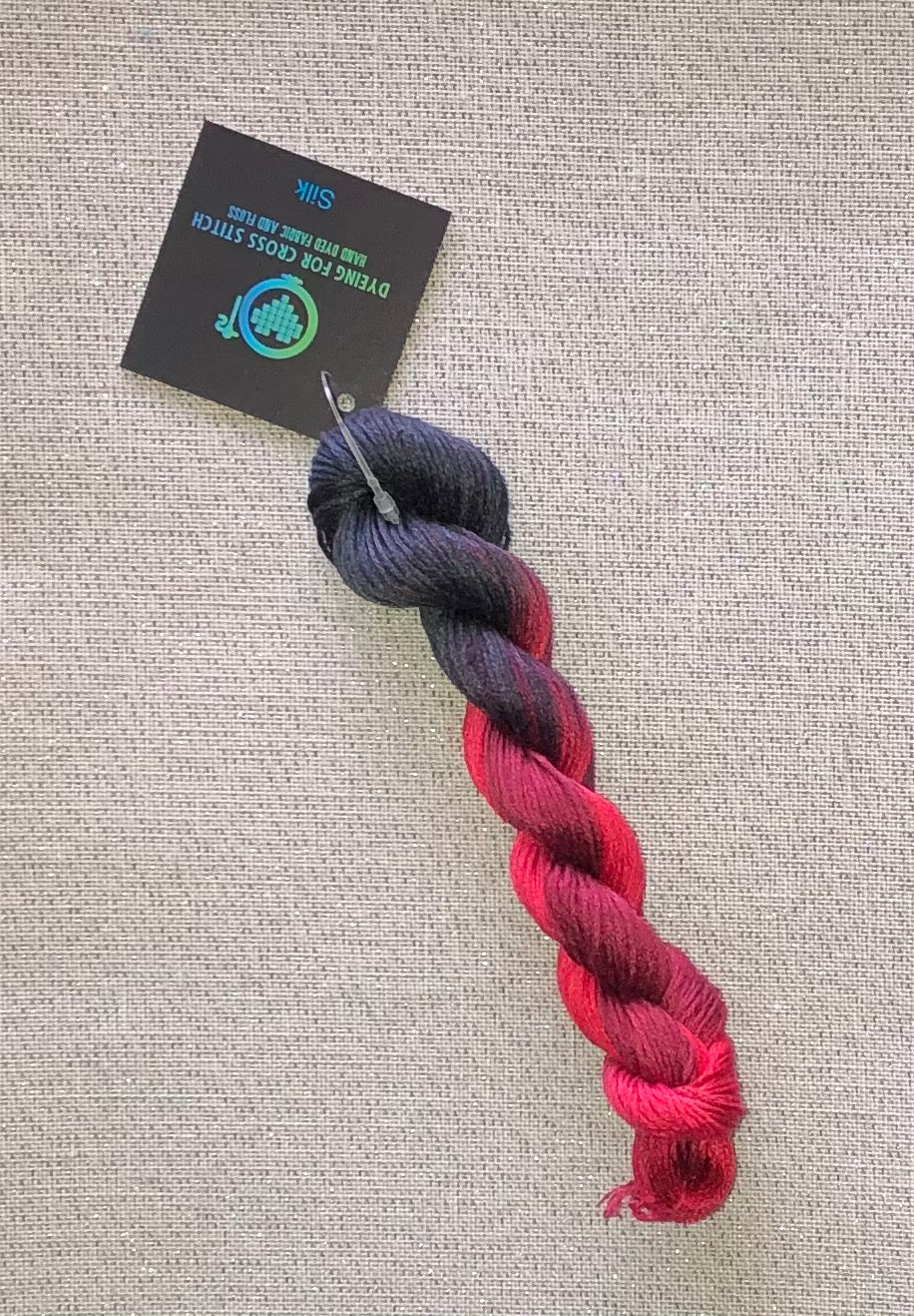 Silk hand dyed floss - Firebane - Dyeing for Cross Stitch