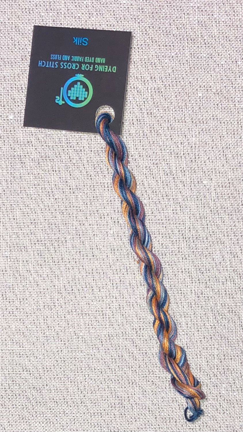 Silk hand dyed floss - Flannel - Dyeing for Cross Stitch