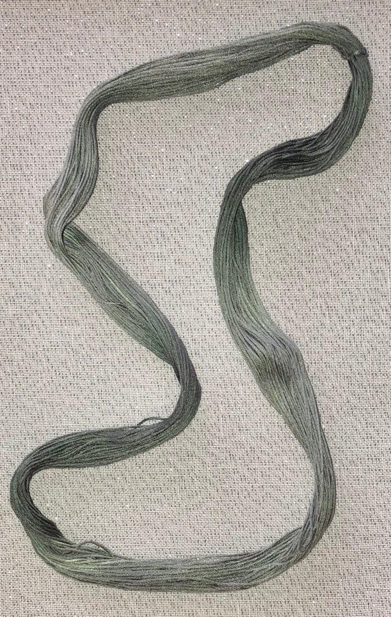 Silk hand dyed floss - Rock Bottom - Dyeing for Cross Stitch