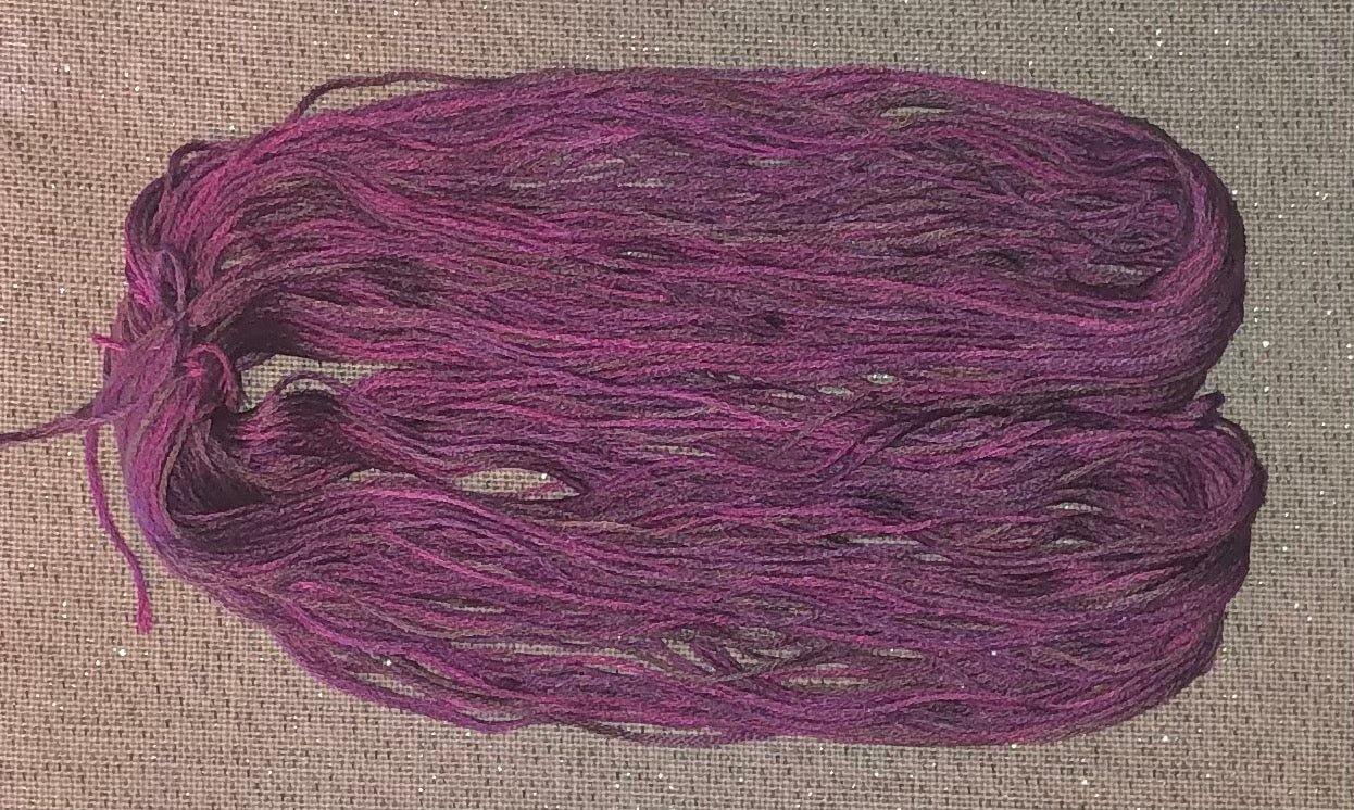 Silk hand dyed floss - Tutti Frutti - Dyeing for Cross Stitch