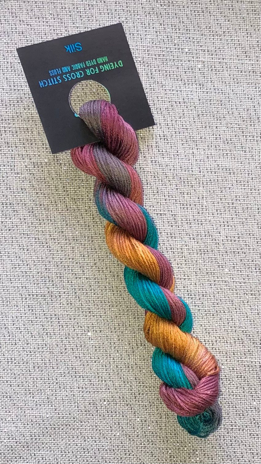 Silk hand dyed floss - Vermont - Dyeing for Cross Stitch