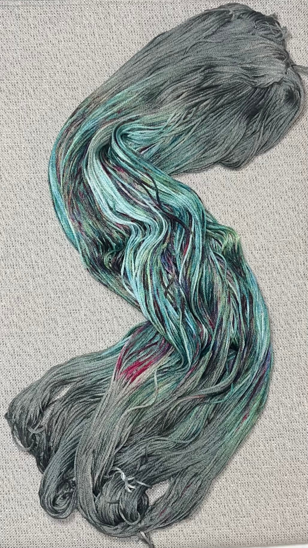 Cotton hand dyed floss - Ice Dyed - Solo 14