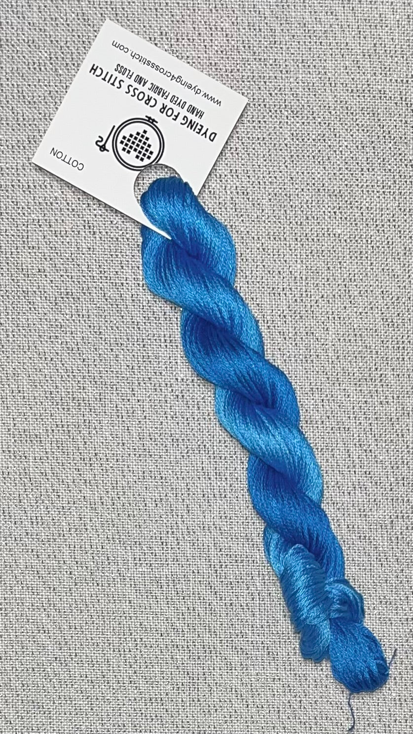 Cotton hand dyed floss - Mediterranean