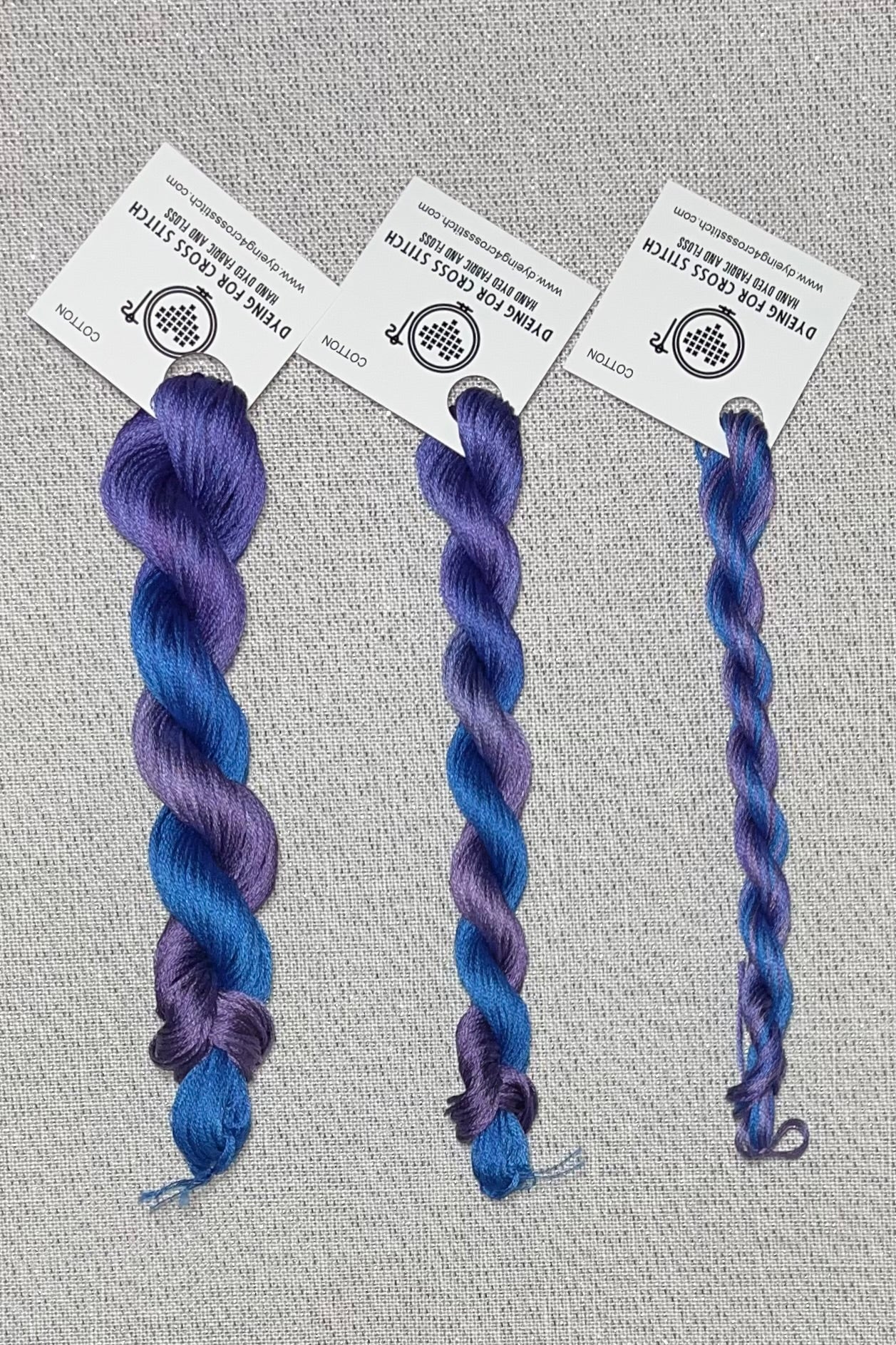Cotton hand dyed floss - Just a Fairy Tale