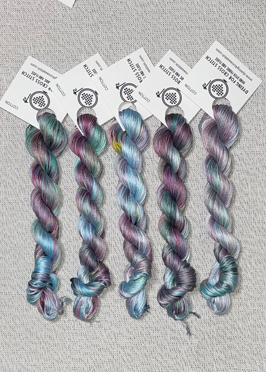 Cotton hand dyed floss - Ice Dyed - Solo 18