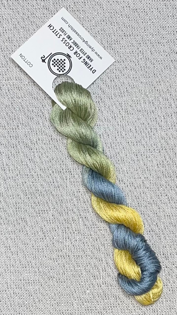 Cotton hand dyed floss - Queen Bee