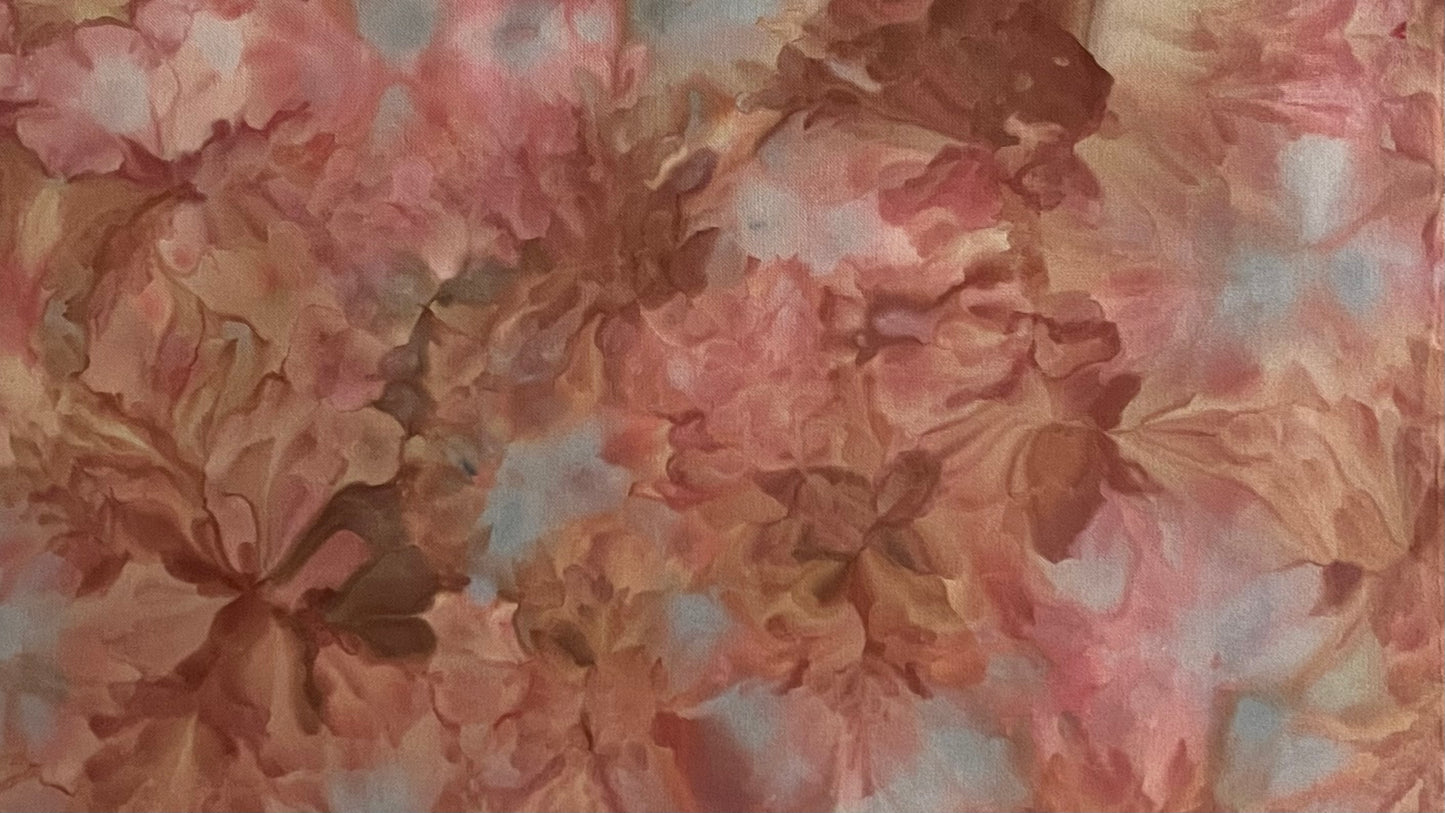 28ct lugana - Fat Quarter - Ice Dye 15