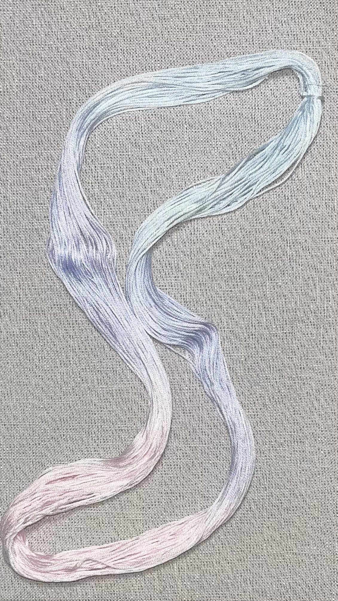 Cotton hand dyed floss - Opal