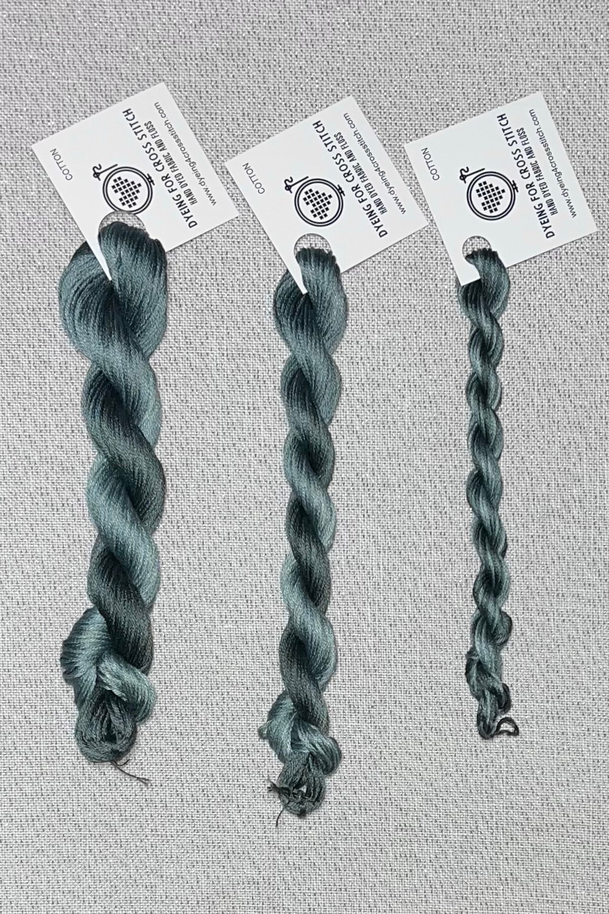 Cotton hand dyed floss - Rock Bottom