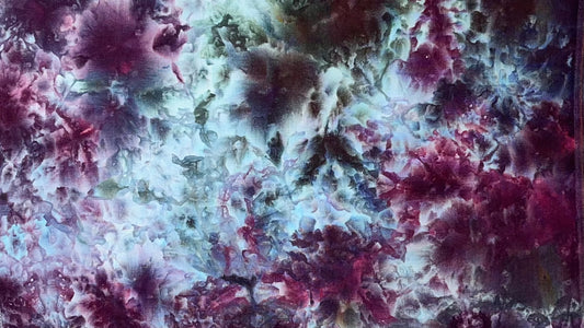 36ct linen - Fat Quarter - Ice Dye 11