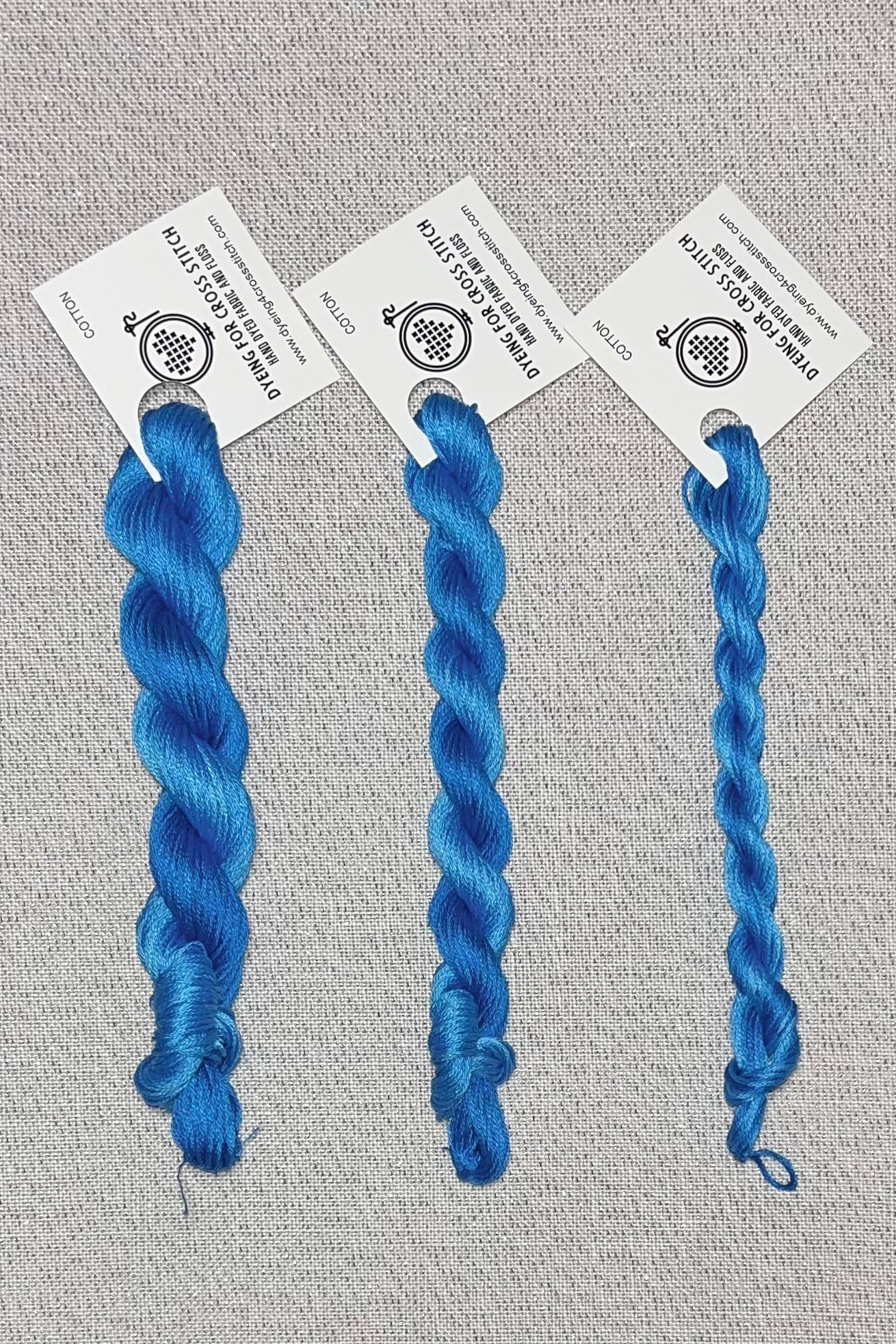 Cotton hand dyed floss - Mediterranean