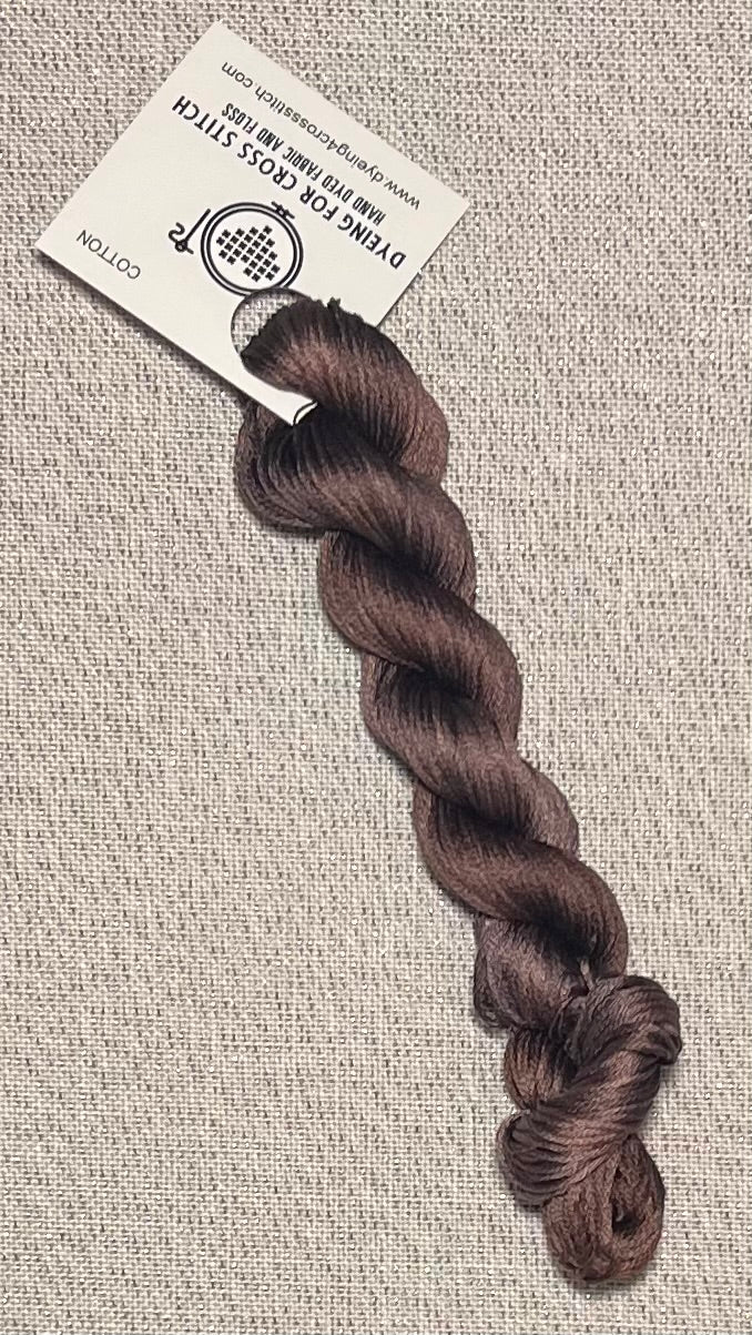 Cotton hand dyed floss - Kobicha