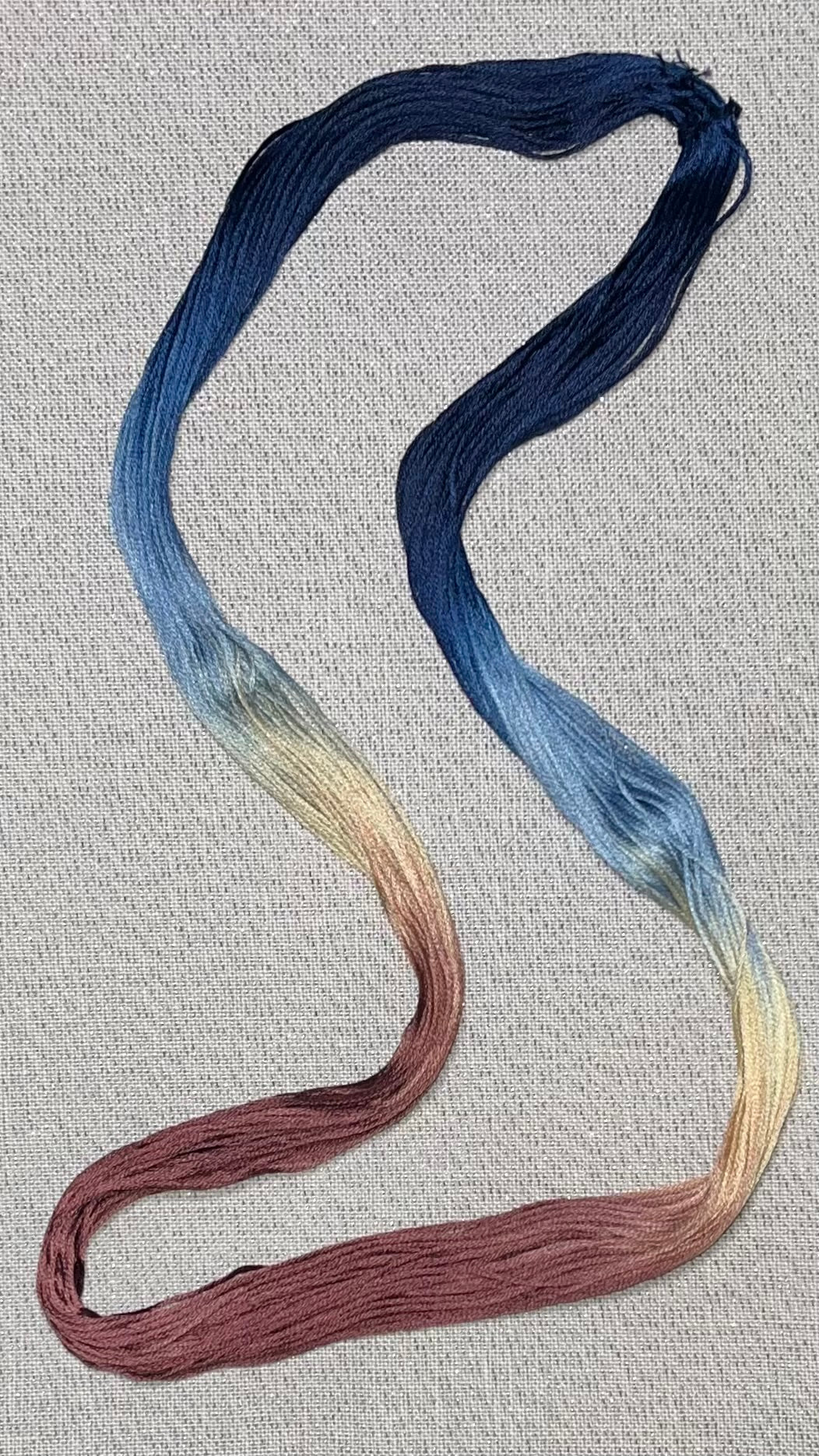 Cotton hand dyed floss - Mis-dyed 2