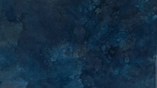 40ct linen misfit - Fat Quarter - Blues & Blacks