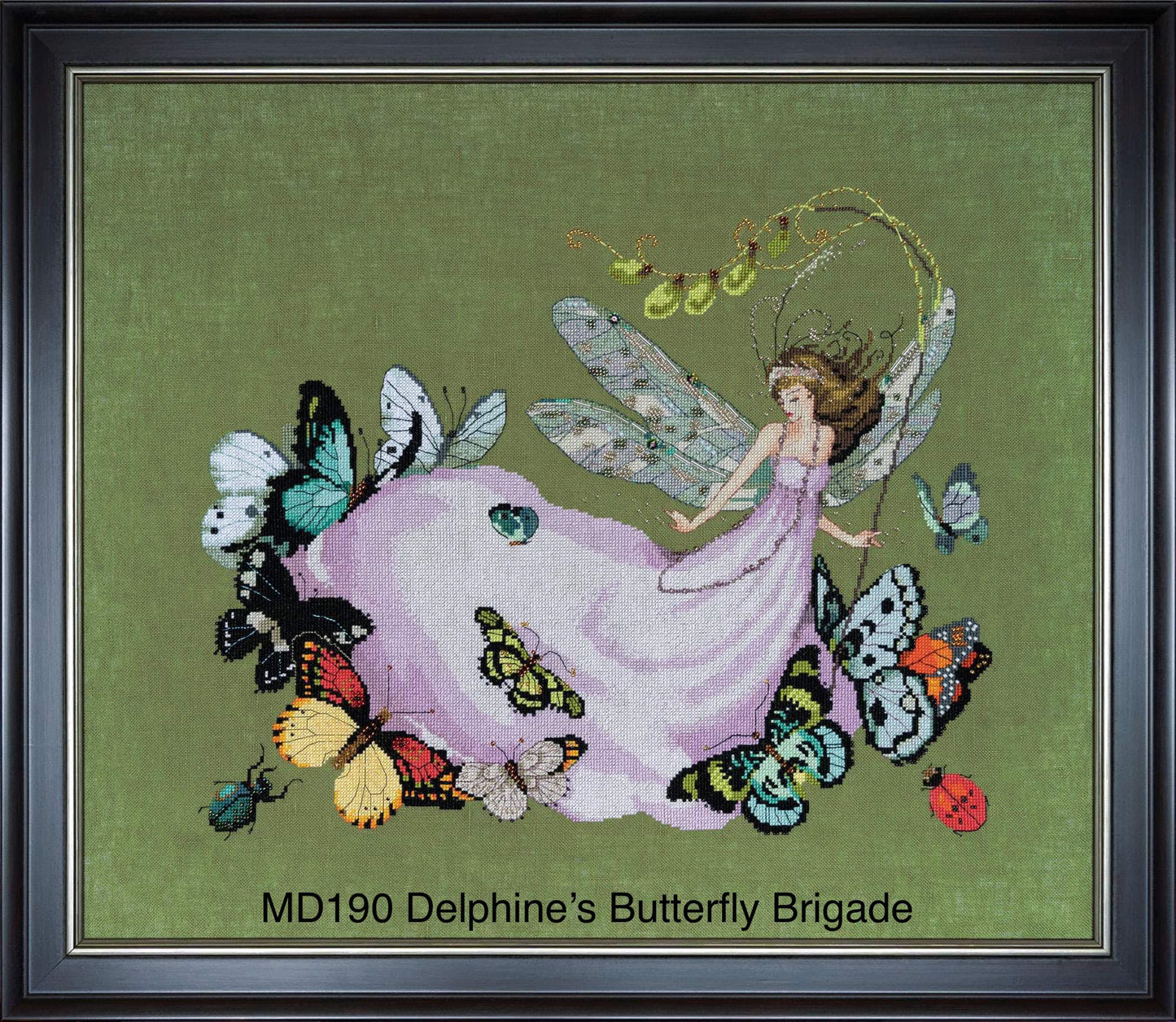 Mirabilia Designs - MD 190 - Delphine's Butterfly Brigade pattern & embellishment pack