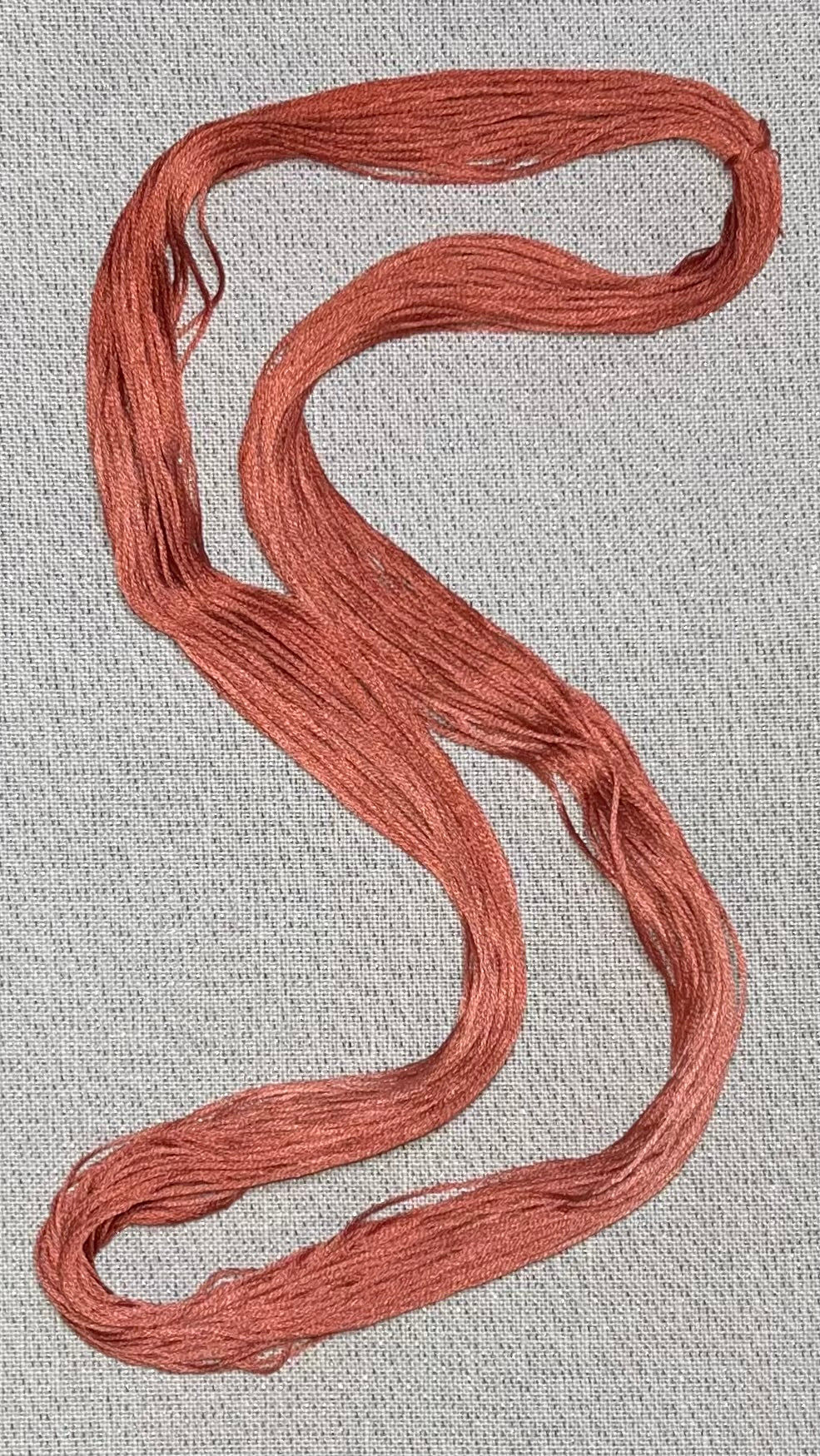 Cotton hand dyed floss - Auburn