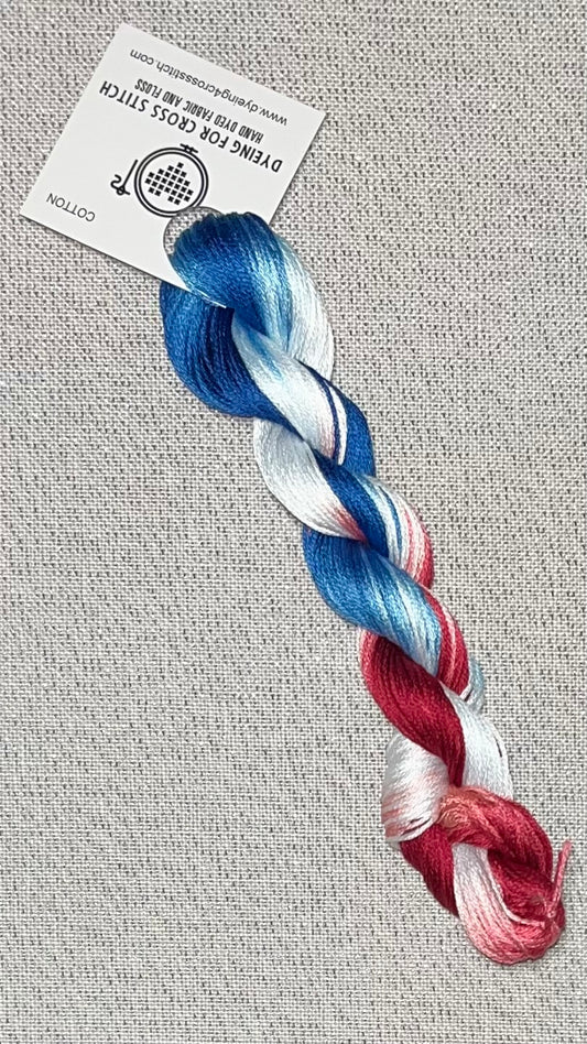 Cotton hand dyed floss - SOLO - RW&B '26