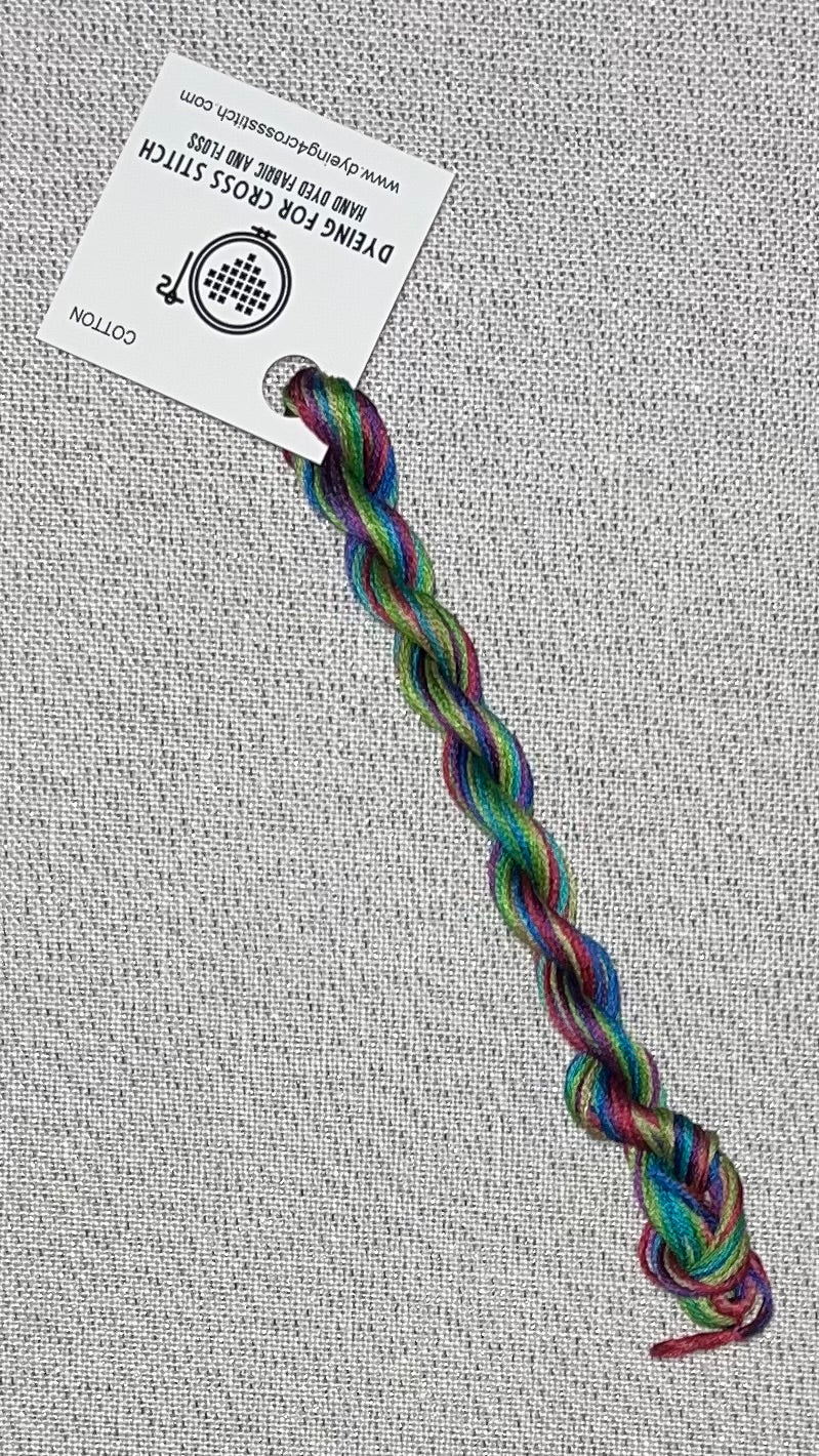Cotton hand dyed floss - Bejewel