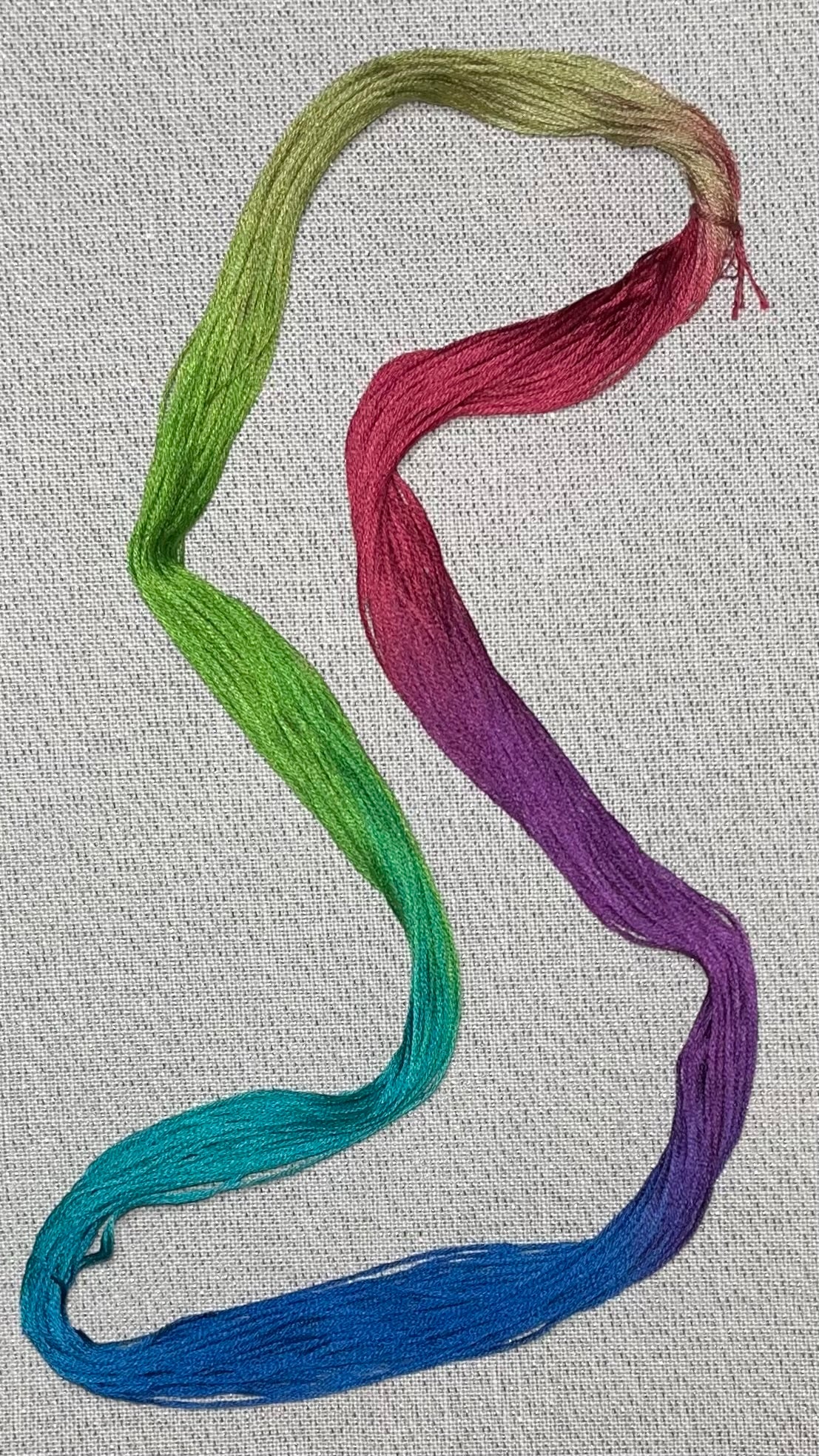 Cotton hand dyed floss - Bejewel