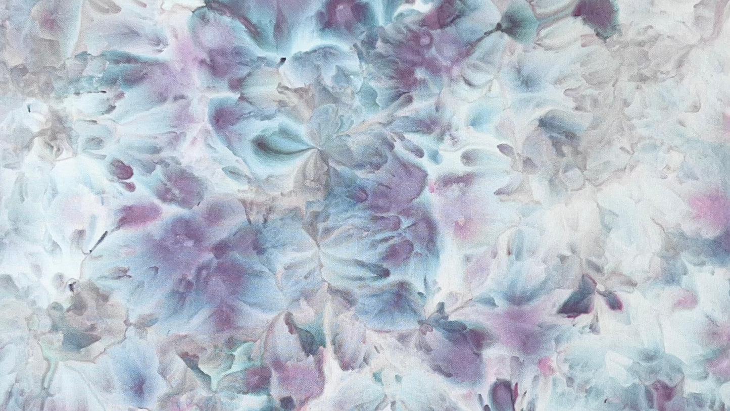 28ct monaco misfit - Fat Quarter - Ice Dye 12 - flaw