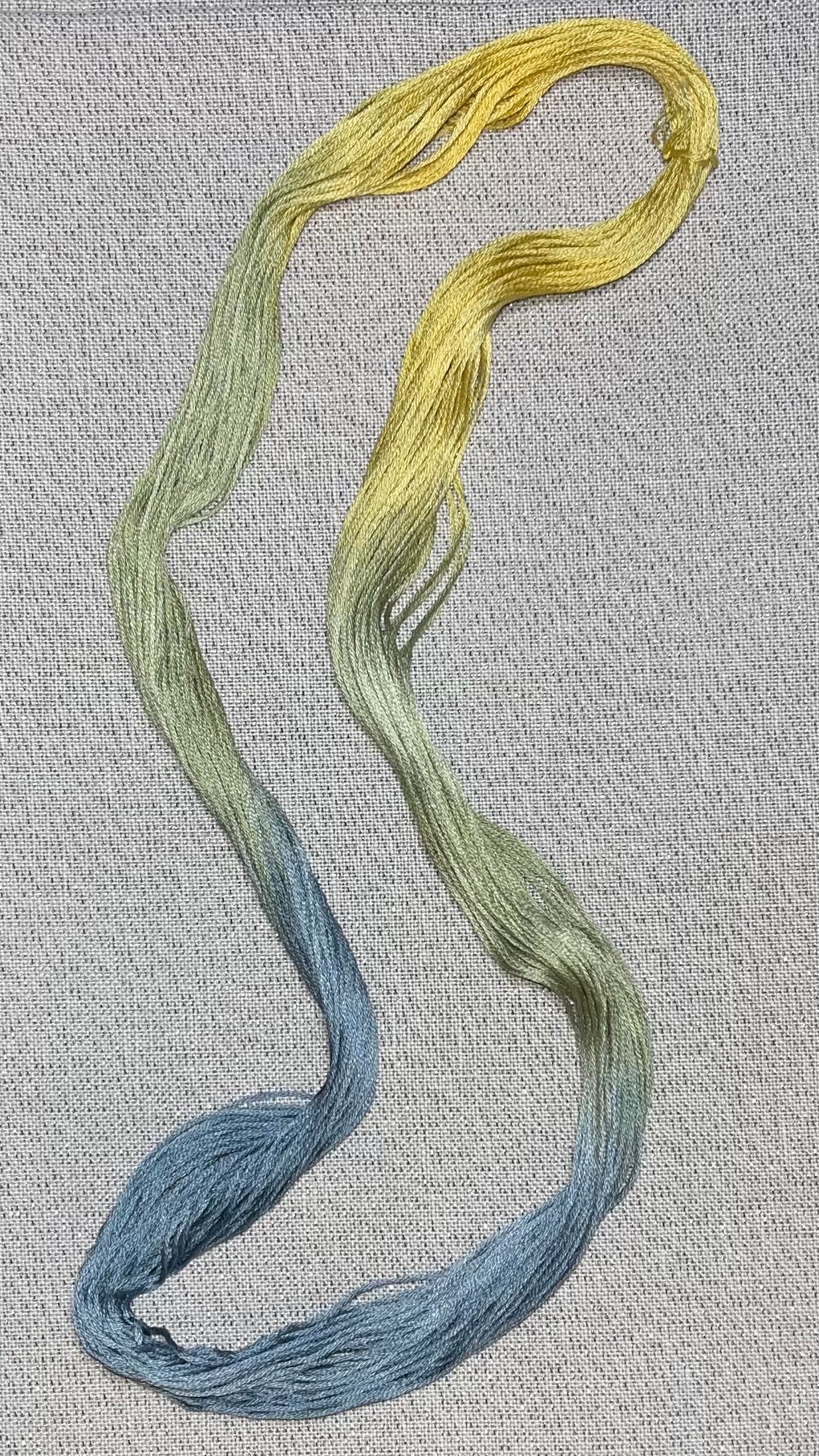 Cotton hand dyed floss - Queen Bee