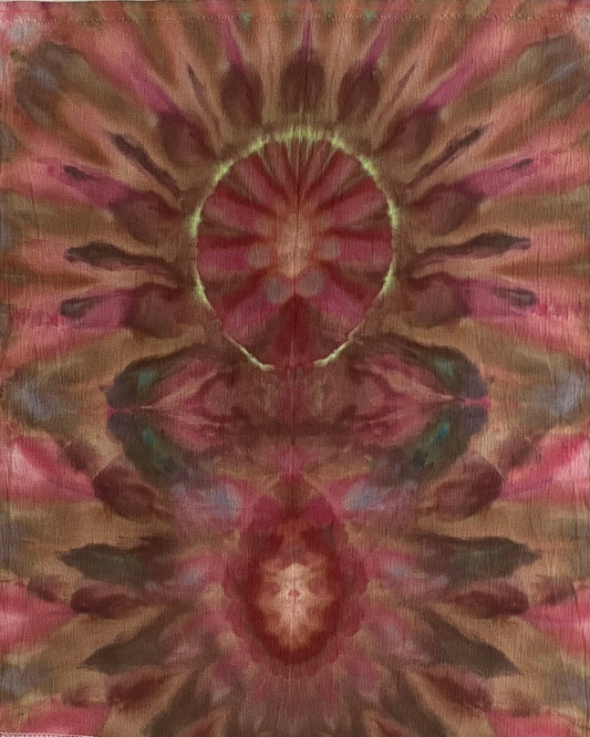 20ct aida - Fat Quarter - Ice Dye 15 flaw