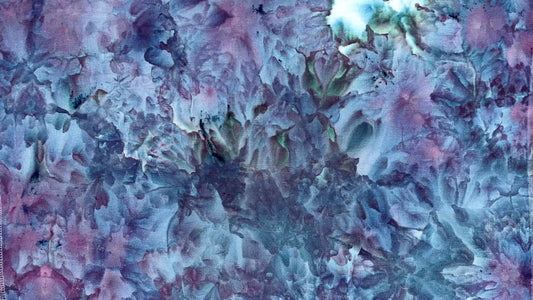 32ct linen - 18x27 - Ice Dyed 6 A