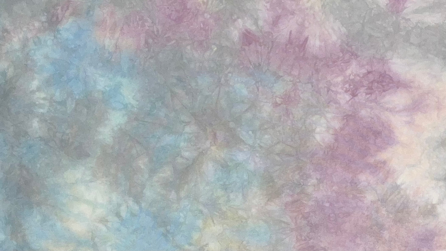 40ct lugana - 18x27 - SOLO - Pink, Blue, Peach, & Gray