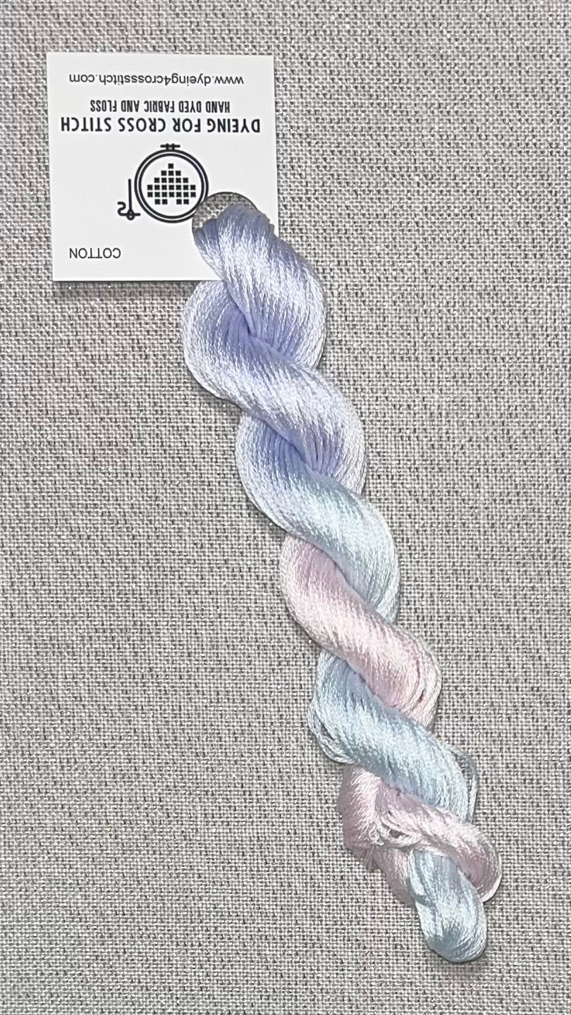 Cotton hand dyed floss - Opal