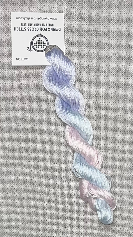 Cotton hand dyed floss - Opal