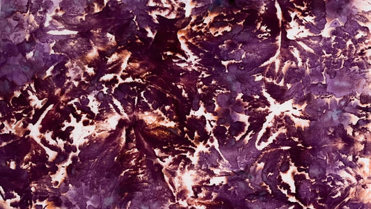 40ct linen - Fat Quarter - Ice Dye 14 - flaw center of fabric