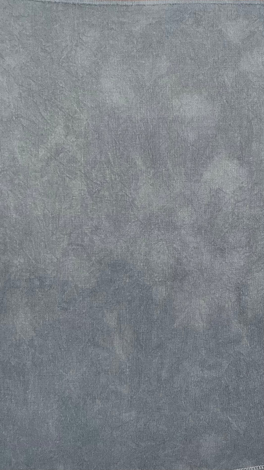 28ct linen - 18x27 - Grays (blue undertones)